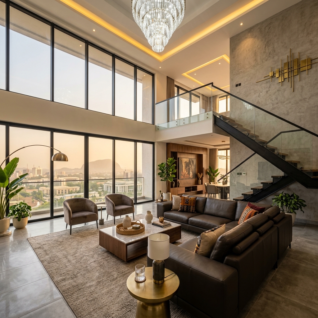 Skyline Loft Penthouse Living Room